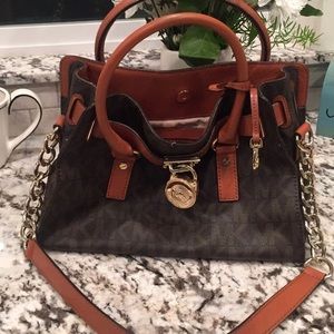Michael Kors Hamilton brown Purse